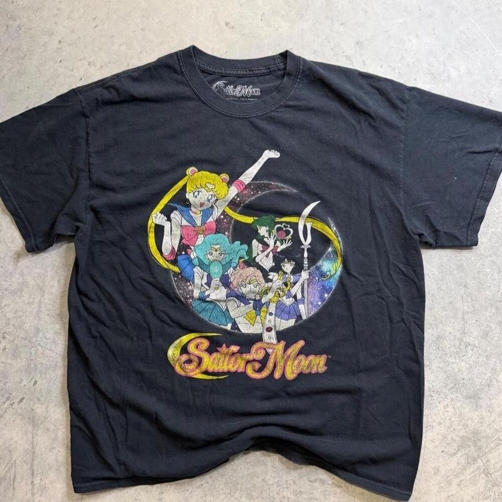 Sailor-moon Women's Black T-shirt